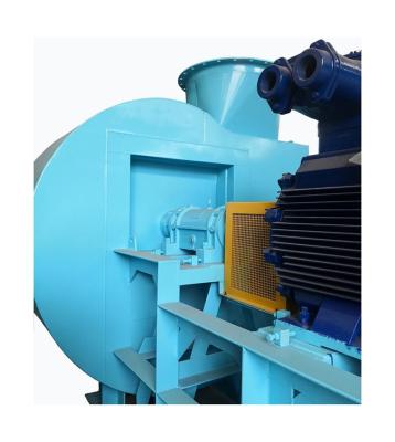 China Low vibration & New type lower noise stocked centrifugal forced draft fan customized industrial low noise multiwing fan for wast gas for sale