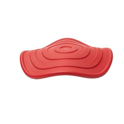 China Novelty Styling Toy Sustainable Styling Toy Red Durable Rubber Pet Frisbeed for sale