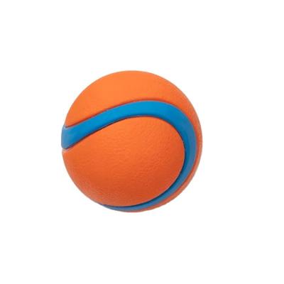 China Viable Wholesale Supplies Pet Training Sound Interactive Dog Play Toy Squeaky Bouncy Ball for sale