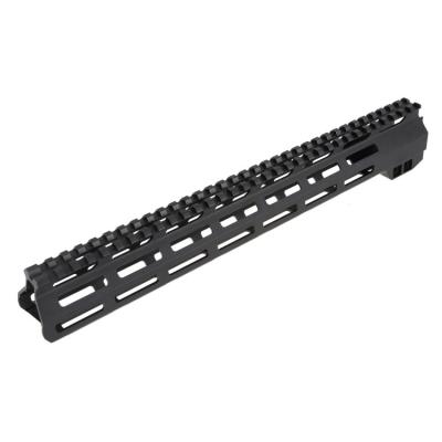 China Aluminum Alloy AR 15 M4 13.5 Inch Tactical Rail Section M-LOK M LOK Slim Free Float Handguard Picatinny for sale