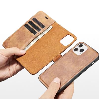 China Anti-falling new hot wholesale two in one multifunction card slot mobile wallet case python leather case for iphone 11 12 pro max for sale