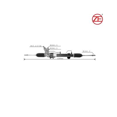 China Aluminum Alloy/S0h8-32-110a Best Quality Car Parts Steel/Rubber Steering Rack And Pinion For Mazda Bongo for sale