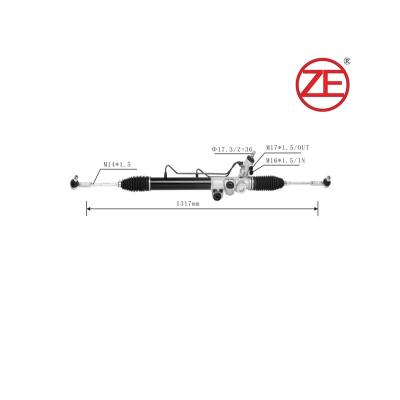 China Aluminum Alloy/Car Heavy Used Assy Kit Metal Power Steering Rack Steel/Rubber 8-97943519-0 For Isuzu Dmax 4x4 for sale