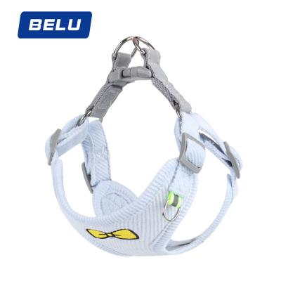 China Amazon Reflective Hot Selling Reflective Breathable No Pull Dog Harness Dog Arms Adjustable Dog Harness Set for sale