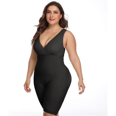 China Breathable Custom Plus Size Body Shaperwear Suit Seamless Body Shaper Women Full Body Shaper Wear Body Shaper With Open Crotch for sale