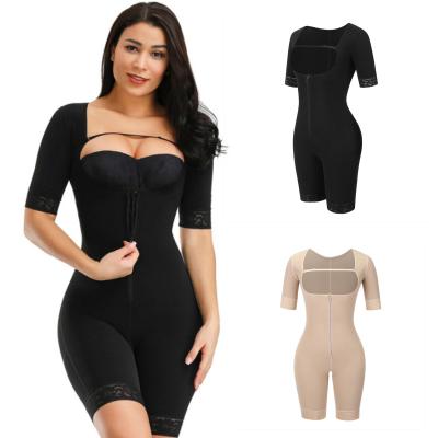 China 6xl Size Full Slim Breathable One Piece Big Zipper Tummy Control Body Front Lace Save Lift Shapers for sale