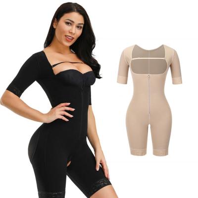 China New breathable design the zipper can be adjusted to shaper plus size belly and load-bearing body shaper for sale