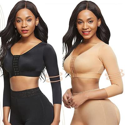 China Good Quality Breathable Long Sleeve Bra Shapewear Back Support Slimming Body Shapers Arm Shaper Tummy Control for sale