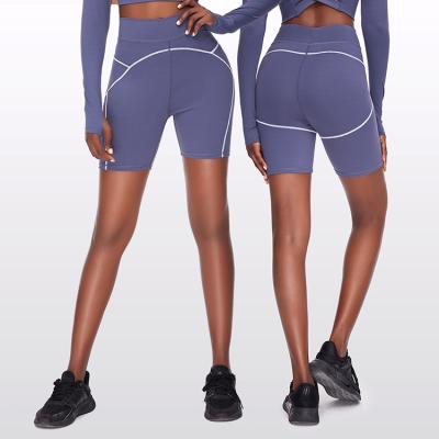 China Breathable Brand New Breathable Short Dry High Waisted Ladies Yoga Pants Fitness Yoga Pants Running Workout Plunder Ladies Yoga Shorts for sale