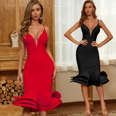 China Sleeveless Solid Strap Ball Gown Evening Dress Women Breathable Casual Even Prom Dresses 2021 for sale