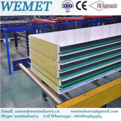 China New Type glass wool fire proof insulated wall panel for steel warehouse for sale