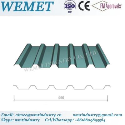 China Corrugated steel sheet for steel structure building facade for sale