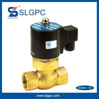 China 1 Inch Brass Solenoid Valves For Water Price SLGPC- 2L200-25D Automatic Water Shut Off Valve for sale