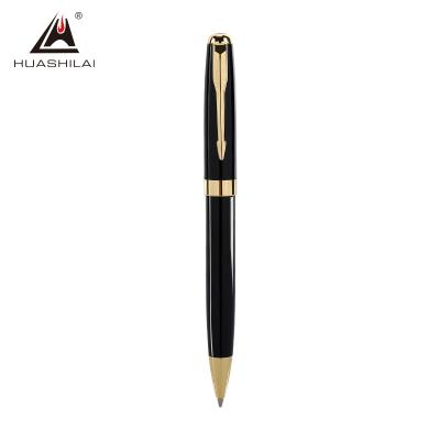 China Fluently Writing Christmas Gift Promotion Color Ballpoint Pens High-grade Metal Brass Tip Pen For Gift for sale