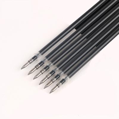 China Low Price Normal Fine Writing Large Capacity No Leakage 0.5mm Black Gel Plastic Pen Refill Ink Cartridge for sale