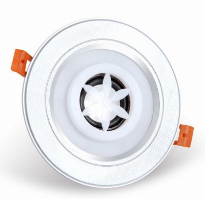 China A música que joga oradores claros Recessed Bluetooth, teto conduziu Downlight com orador de Bluetooth à venda