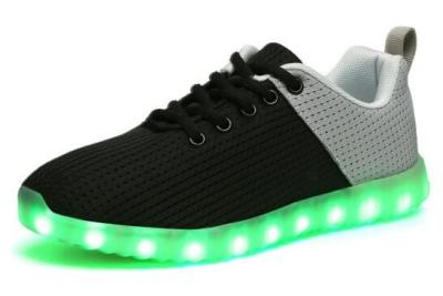 China Endurable Rechargeable LED Sneakers Electronics Light Up Shoes With Led Lamp for sale