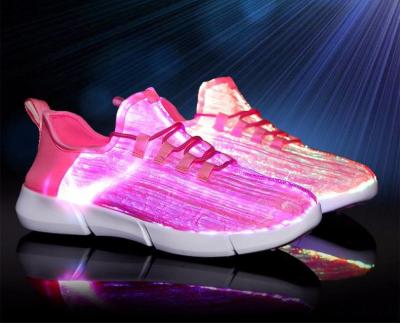 China Endurable Light Up Running Shoes , Waterproof Led Walk Shoes High Folding Endurance for sale