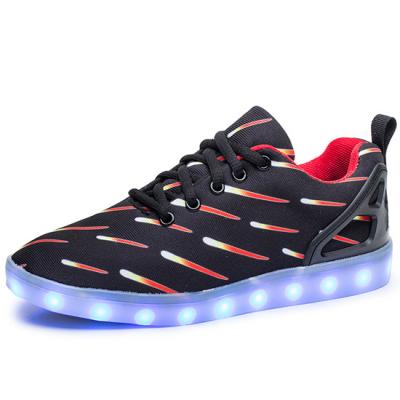 China Cool Boy Rechargeable LED Sneakers APP Simulation Function With Music for sale