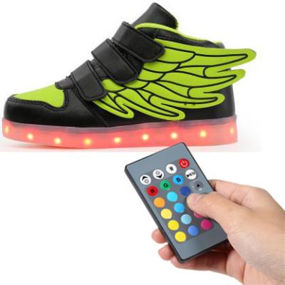 China Kids Rechargeable Light Up Shoes , Remote Control Kids Led Light Up Shoes for sale