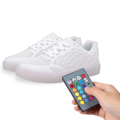 China Rainbow Light Up Dance Shoes , App Control Light Up Sneakers For Adults for sale