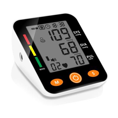 China Newspaper Checks Digital Arm Blood Pressure Monitor Automatic Desktop Electric Sphygmomanometer for sale