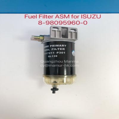 China Kraftstofffilter ASM für ISUZU NPR NQR 4HK1 8-98095960-0 ISUZU Motorteile zu verkaufen