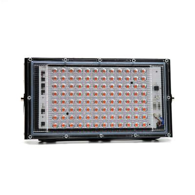 China Dimable Hot Selling Outdoor Lighting 100w Led Flood Lamp IP66 Waterproof Small Thin Led Plant Grow Light for sale