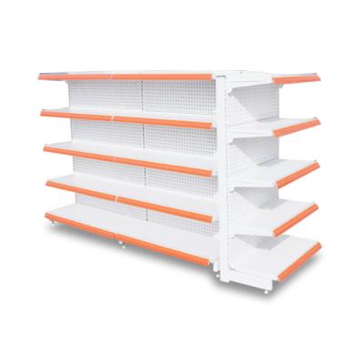 China Single Sided Mobile Supermarket For Sale Multi Rack Candy Supermarket Grocery Rack Adjustable Layer Display Rack for sale