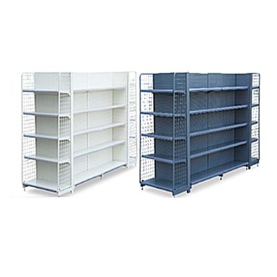 China Customizable Single-Sided Stable Medical Store Rack Rack Display Storage Food Medicine Furniture Retail Racks for sale