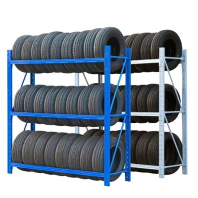 China Corrosion Protection Corrosion Protection Slotted Storage Heavy Duty Steel Racks Of Corner Warehouse Rack Pallet Rack Tire Rack Storage System Pallets for sale