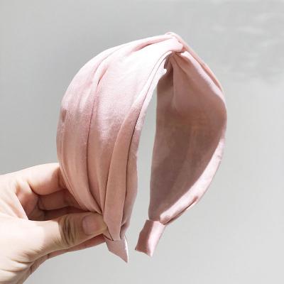 China Girls Hair Decoration 2021 Fashion Cloth Headbands Wide Brim Headband Headwear Headband For Women Ladies Girls Hair Accessories for sale