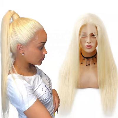 China Long Straight 613 HD Brazilian Full Lace Wig Hair , 613 Blonde Full Lace Hair Wigs for sale