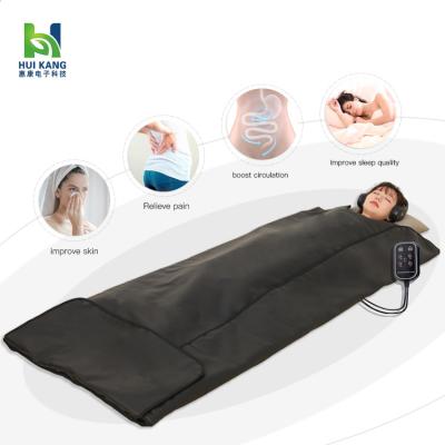 중국 Body Targeted Infrared Light Therapy Far Infrared Sauna Blanket in Black from Huikang 판매용