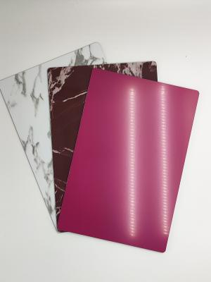 China Custom Metallic Silver ACP Sheet , Anodized PVDF Coated Aluminium Sheets for sale