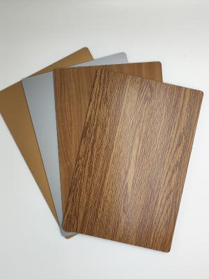 China Exterior Polyethylene Core Aluminium Composite Panels 2mm  Brushed for sale