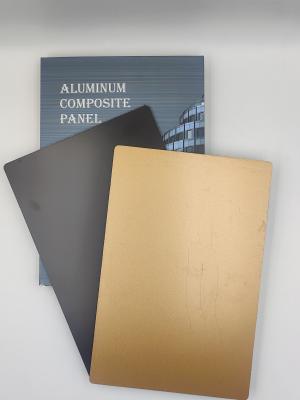 China Fire Rated ACP Sheets With Anodized Coating Stone Grain Texture For Column Casings for sale