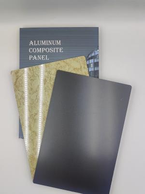 China Fire Rated ACP Sheets Brushed Surface 5mm Panel Durable For Exterior Signage for sale