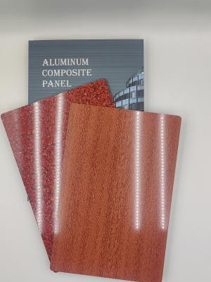 China Fire Rated ACP Sheets 4mm Thickness High Gloss Finish for Interior Wall Cladding for sale