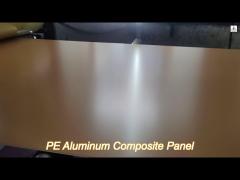 pe aluminum composite panel 0.4 mm aluminum 3.0 mm sheet high gloss finish