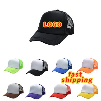 China JOINT Custom Mesh Wholesale Trucker Hats Gorras High Quality Empty Trucker Hat for sale