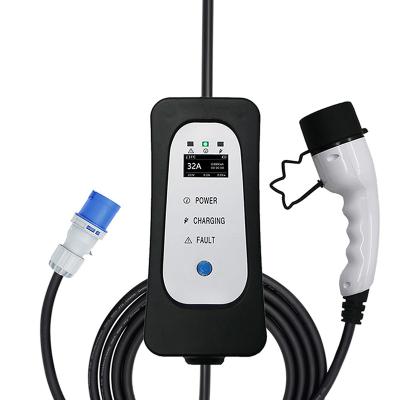 China Evse Charger Type - 2 32a IEC 62196 With UK Plug SGIEC-M2 for sale