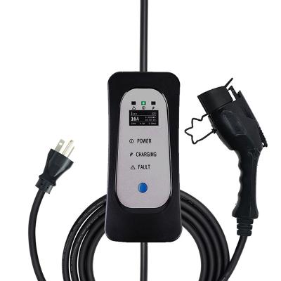 China Charging Cables 16Amp evse mode 2 ev charging SAE j1772 car ev charger for sale