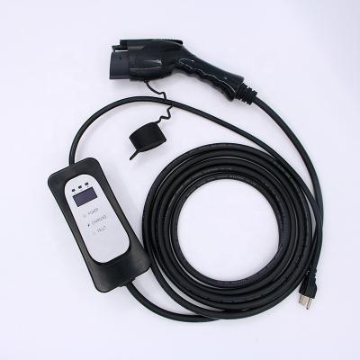 China 16a cables evse j1772 type 1 ev charging station with type 1 plug for sale