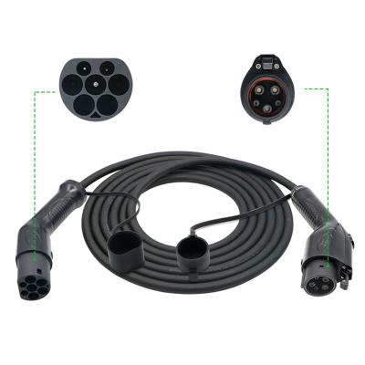 China 16a black and white type 1 j1772 - 2 iec62196-2 mode 3 ev car charging cabele for electric cars for sale