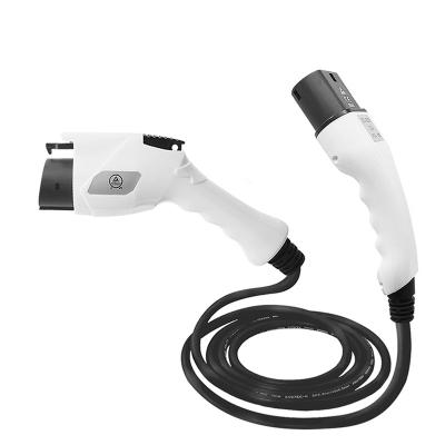 China New Energy Vehicle Parts 16A 32A CE Certificated Type 1 To Type2 Charger 250V Charger EV Charging Cord for sale