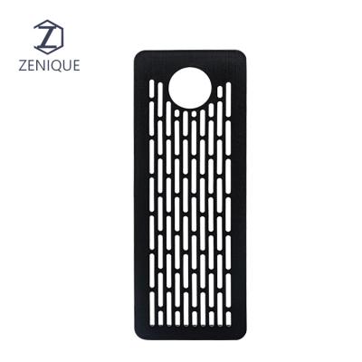 China Contemporary High Quality Furniture Accessories Europe Grain Air Vent Wood Grills With Wire Hole For Kitchen Office Computer Desk for sale