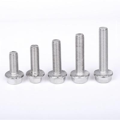 China High Quality DIN 6921 Stainless Steel Metric Flange Bolts 304 316 Hex Flange Bolt for sale