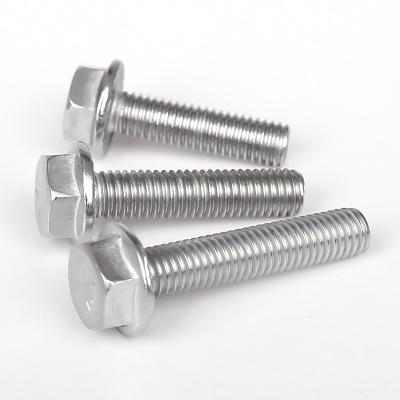 China DIN 6921 Stainless Steel SS304 316 Hex Flange Bolt for sale