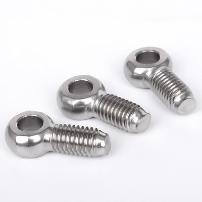 China Stainless Steel DIN 444 Bent Eye Bolt Stainless Steel 304 316 bolts Live Blot Eye Bolt for sale